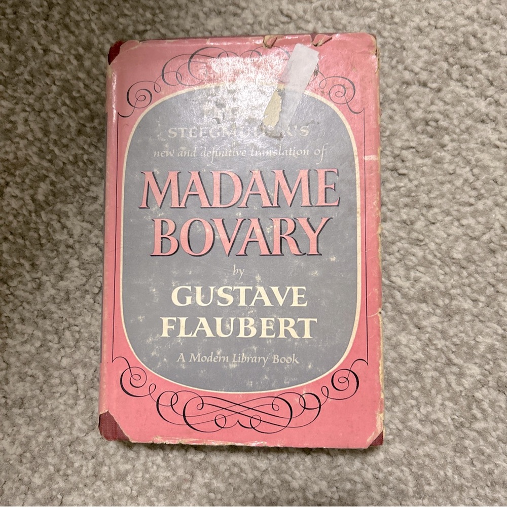 vintage Madame Bovary by Gustave Flaubert 1957 translation (Modern Library)
